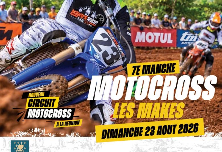 7e manche Motocross Les Makes 23 aout 2026
