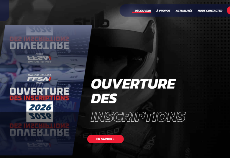 Ouverture des inscriptions Rallye Jeunes FFSA Yacco 2026