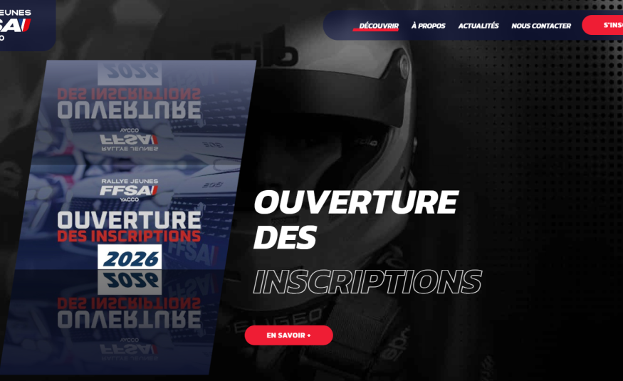 Ouverture des inscriptions Rallye Jeunes FFSA Yacco 2026